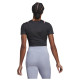 Adidas Γυναικεία κοντομάνικη μπλούζα HIIT Crop Tee